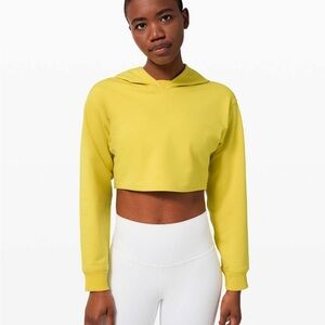 Lululemon All Yours Cropped Hoodie Soleil